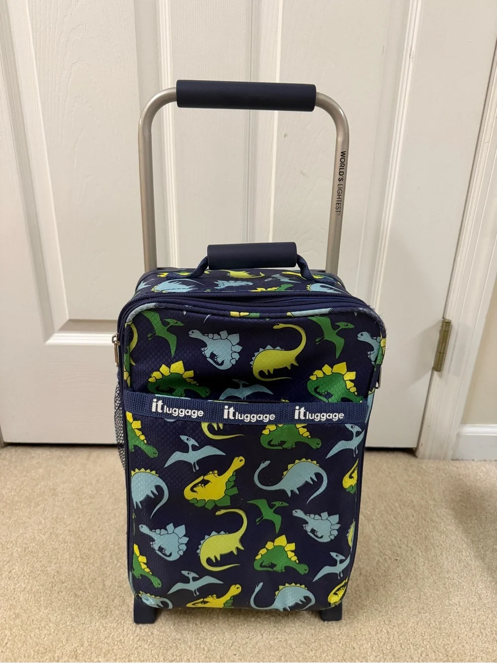 it luggage Kids Navy Dinosaur Carry-On Case